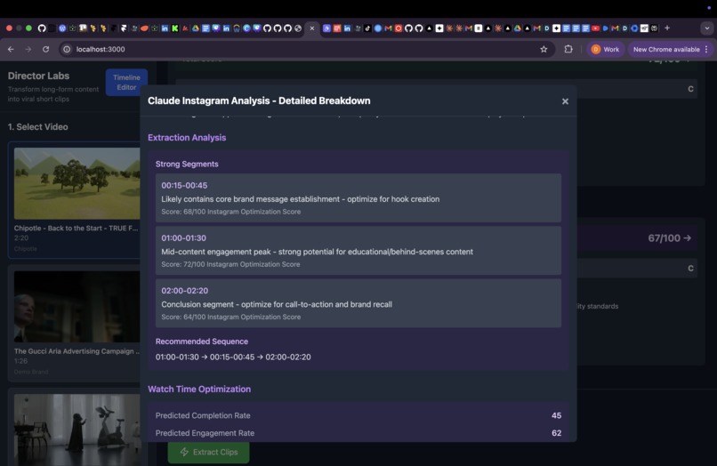 Director Labs – screenshot 2