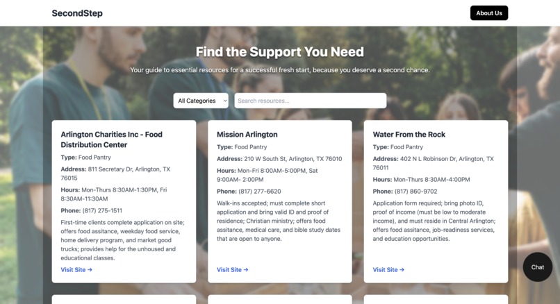 SecondStep – screenshot 1