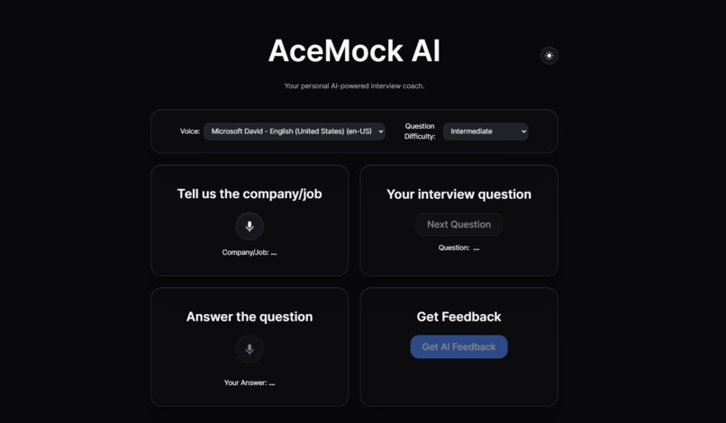 AceMock AI – screenshot 1