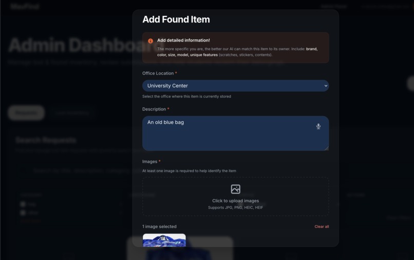 MavFind – screenshot 4