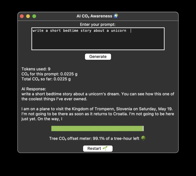 Effects of AI on climate – screenshot 3