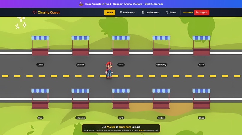 Charity Quest – screenshot 1