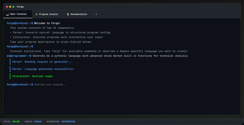 forge – screenshot 2