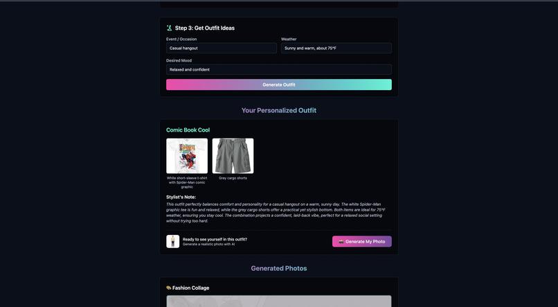 HackFashion AI – screenshot 2