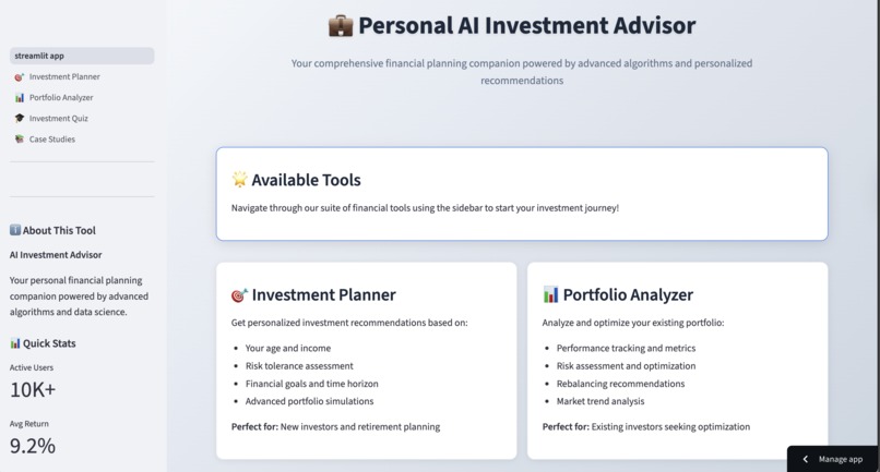 Investment Advisor and Trainer – screenshot 1