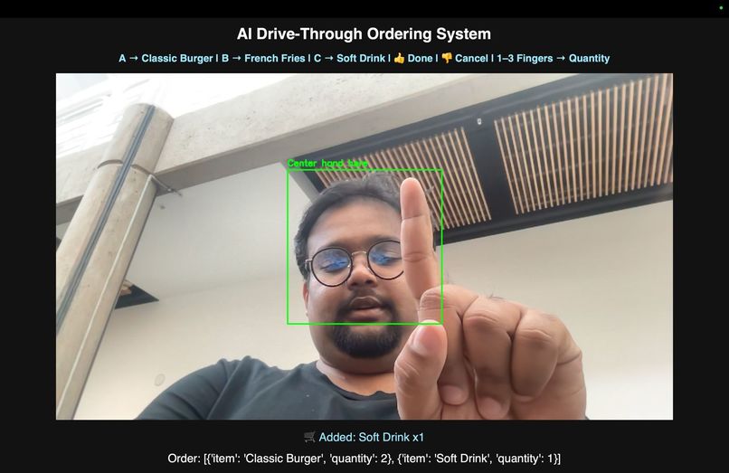 ASL Express – Touchless AI Food Ordering Assistant – screenshot 2