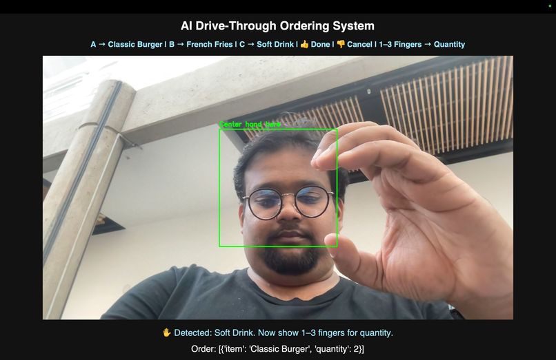ASL Express – Touchless AI Food Ordering Assistant – screenshot 3