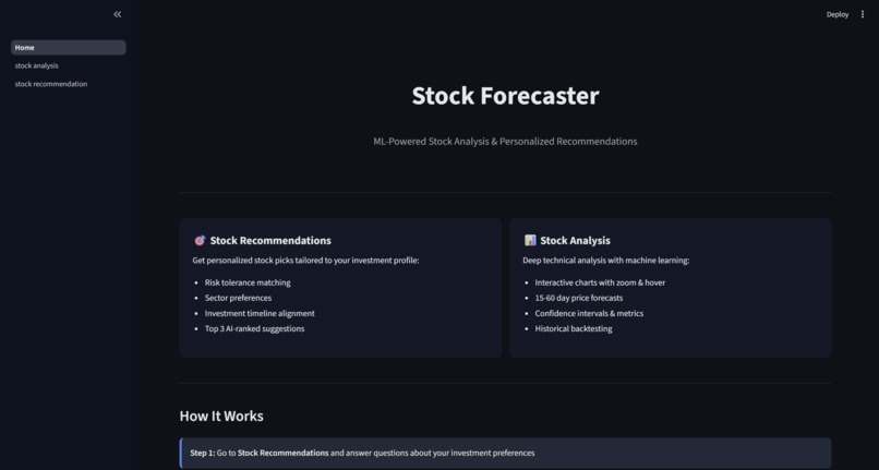 Stock Forecaster – screenshot 1