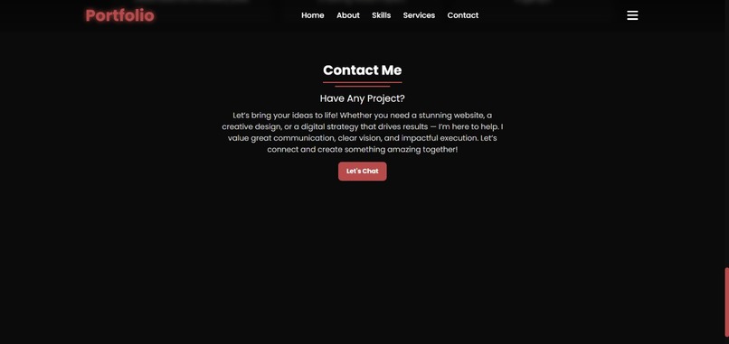 Portfolio – screenshot 5