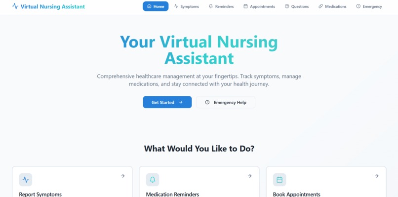 Virtual Nursing Assistant – screenshot 1