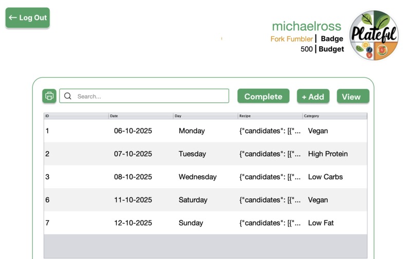 Plateful – screenshot 4