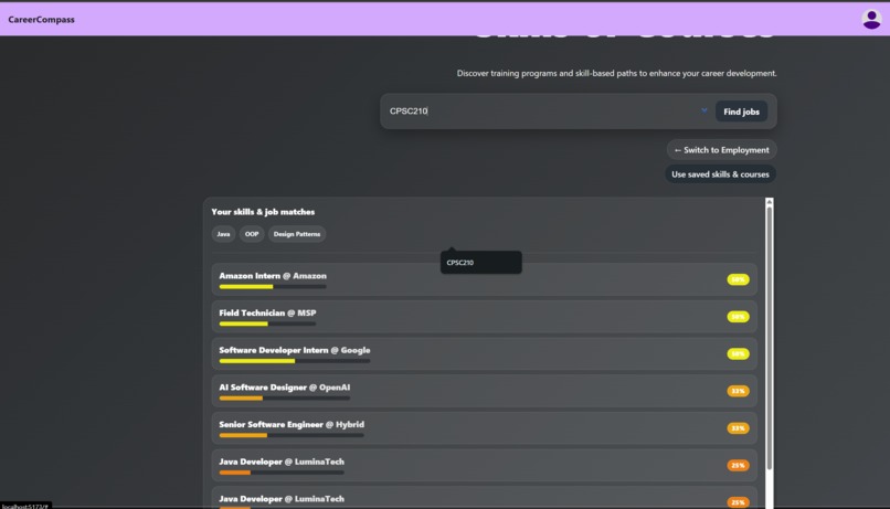 Career Compass – screenshot 3