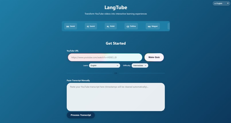 LangTube – screenshot 1