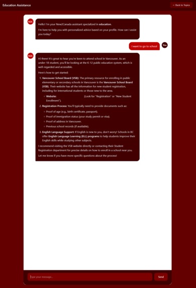 New2Canada App – screenshot 5