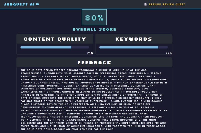 JobQuest AI – screenshot 5