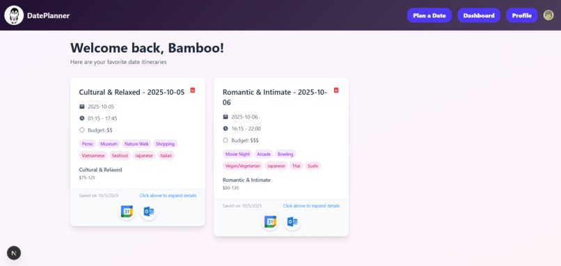 Date Planner <3 – screenshot 4