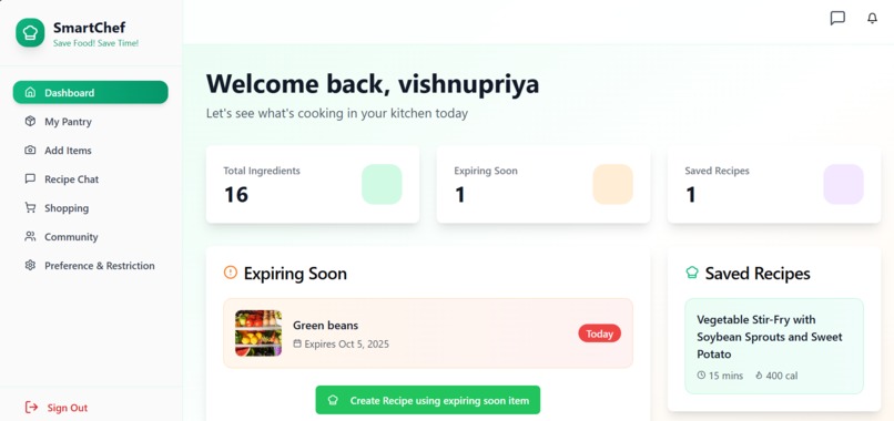 SmartChef – screenshot 1