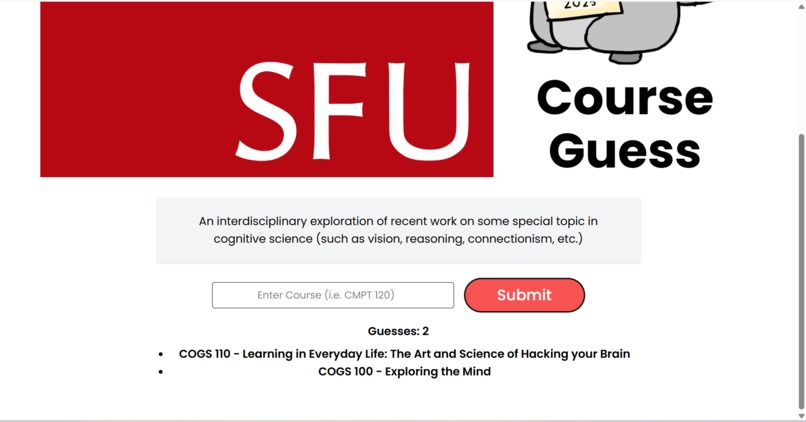 SFU-DLE – screenshot 3