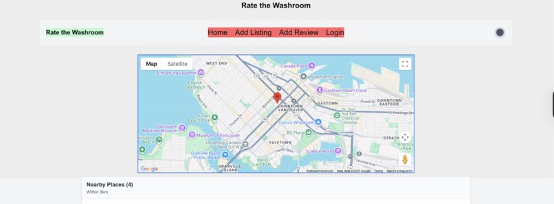 Rate the Washroom – screenshot 1