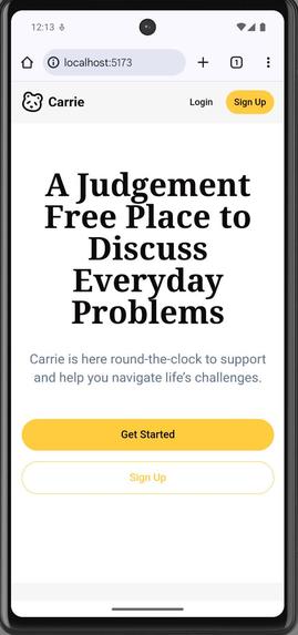 Carrie - AI Therapy In Your Pocket – screenshot 2