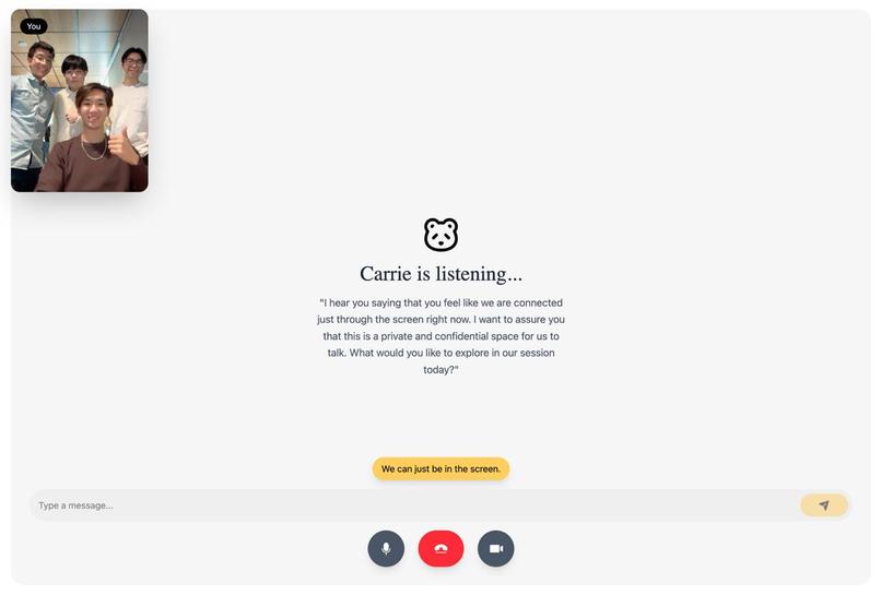 Carrie - AI Therapy In Your Pocket – screenshot 1