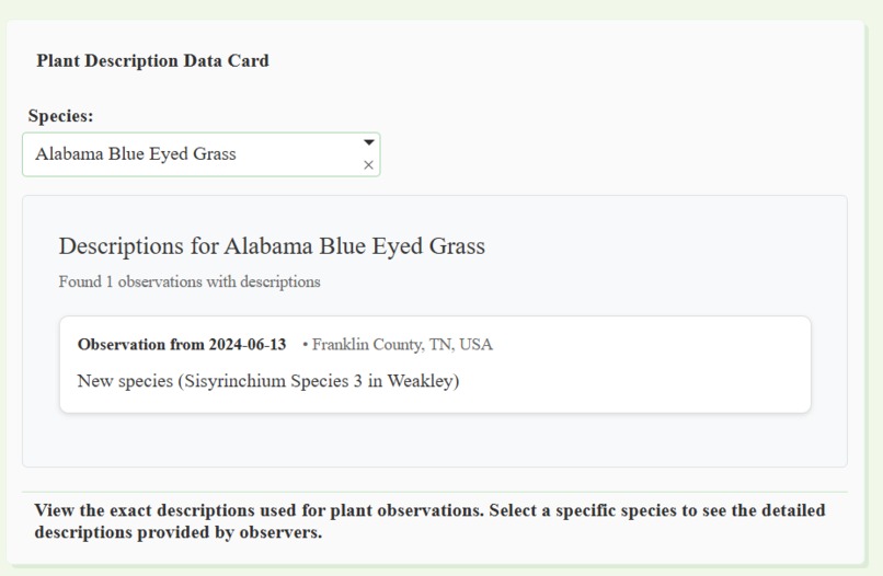Plant Biodiversity Explorer – screenshot 2