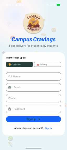 Campus-Cravings – screenshot 2