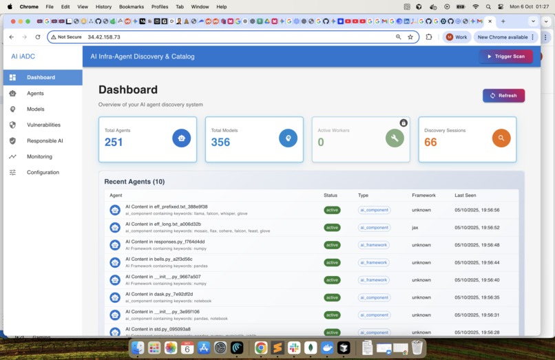 AIiADC - AI Infra-Agent Discovery & Catalog – screenshot 1