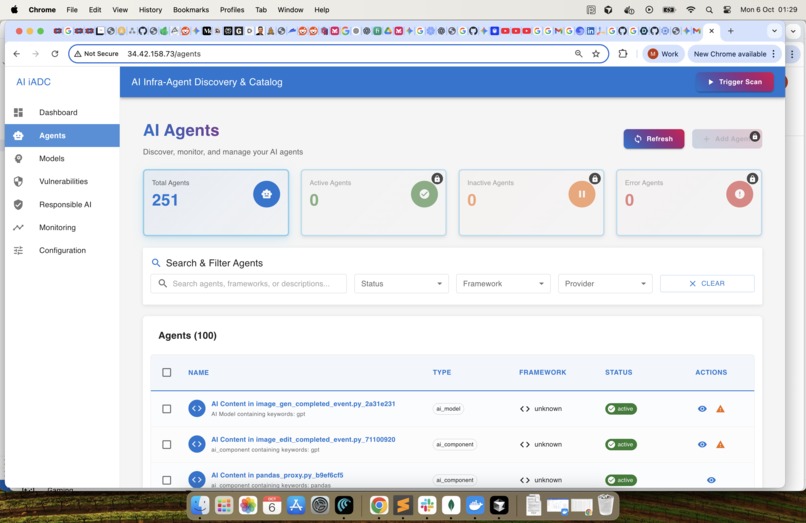 AIiADC - AI Infra-Agent Discovery & Catalog – screenshot 2