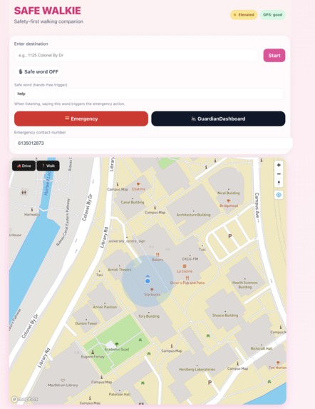 Safe Walkie – screenshot 1