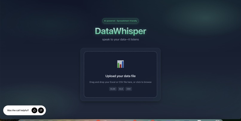 DataWhisper – screenshot 1
