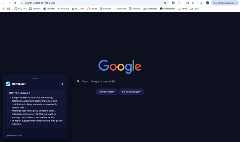 Newsliner – screenshot 2