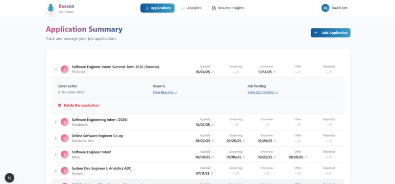 Beacon – screenshot 2