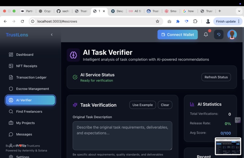 TrustLens- AI Powered Escrow – screenshot 4