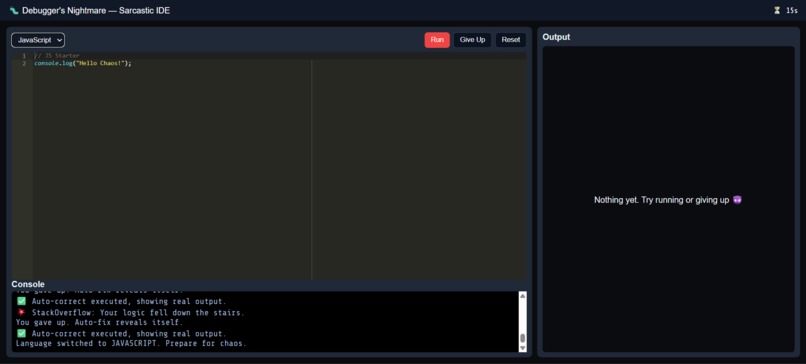Debugger's Nightmare Ide – screenshot 1