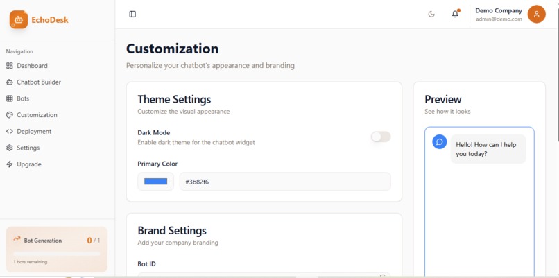 EchoDesk – screenshot 3