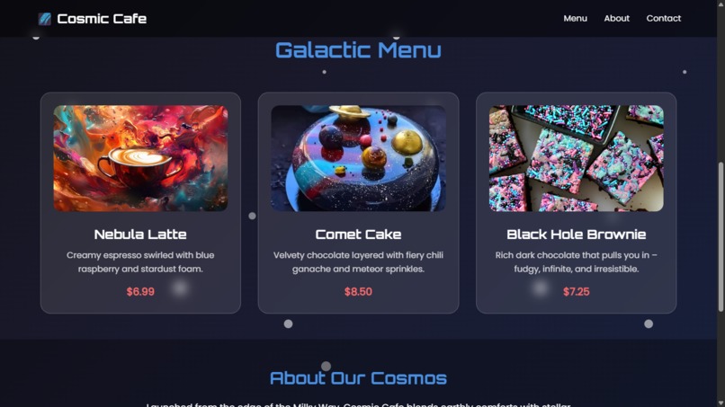 Cosmic Cafe – screenshot 2