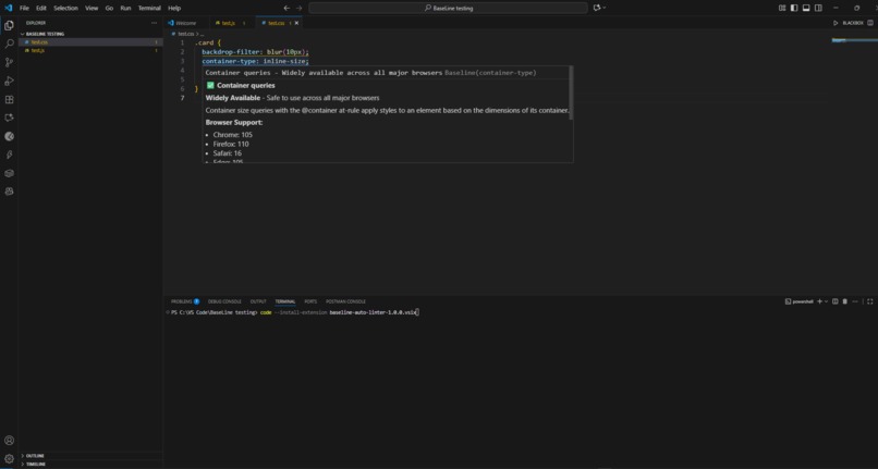 BaseLine Auto Linter – screenshot 3