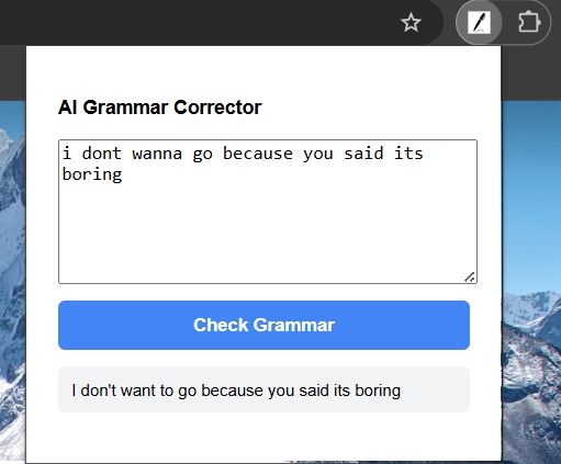 AI Grammar Corrector – screenshot 3