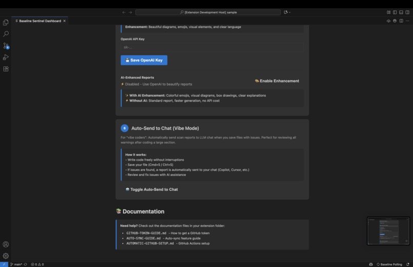 Baseline Sentinel – screenshot 3