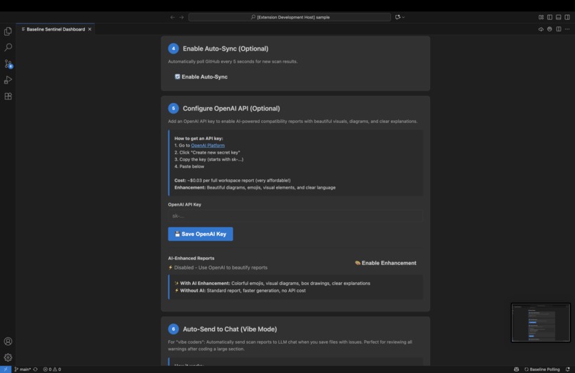 Baseline Sentinel – screenshot 4