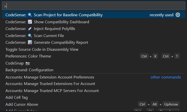 Code Sense – screenshot 1