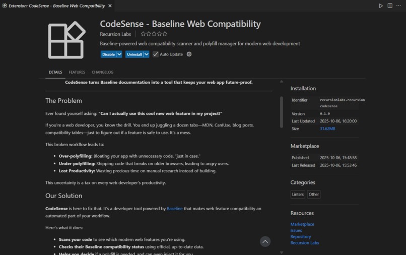 Code Sense – screenshot 2