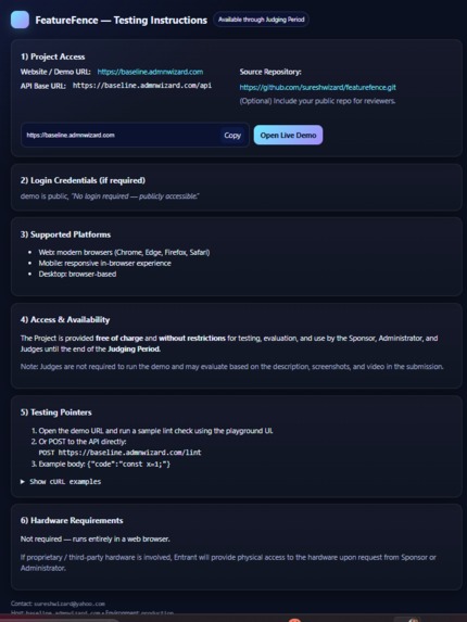 FeatureFence – screenshot 2