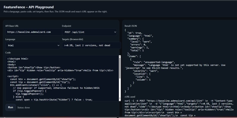 FeatureFence – screenshot 3
