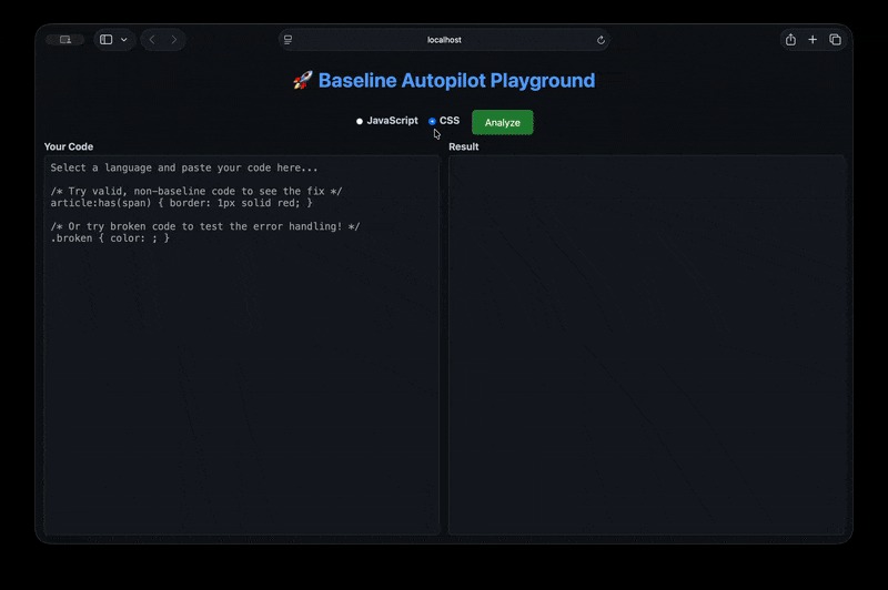 baseline-autopilot – screenshot 1