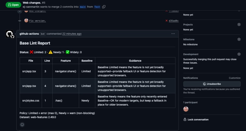 Base Lint – screenshot 2