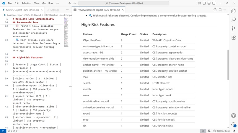 Baseline Lens – screenshot 8