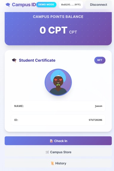 Campus ID - Web3 Student Identity – screenshot 1