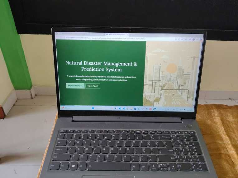 NATURAL DISASTER MANAGEMENT & PREDICTION SYSTEM – screenshot 1
